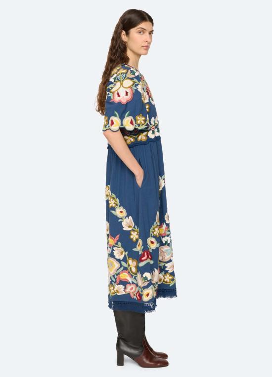  씨뉴욕 롱 원피스 AW26 060 BLUE - SEA NY