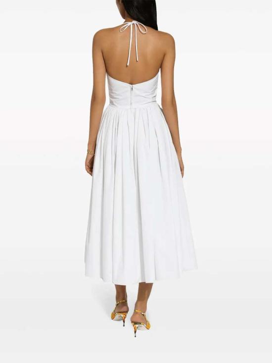 26SS 돌체앤가바나 롱 원피스 F6DJJTFU5V4 W0800 BIANCO OTTICO - DOLCE & GABBANA