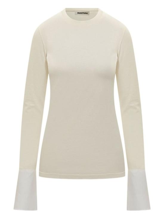 25FW 다크파크 긴팔 티셔츠 WJE25 FAC1050017 Neutrals