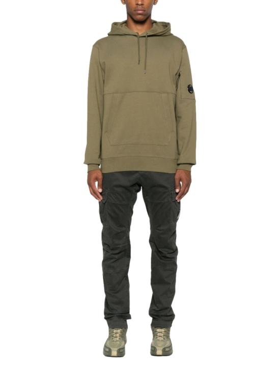 25FW 씨피 컴퍼니 후드 티셔츠 19CMSS714A 005086W652 Green - C.P. COMPANY