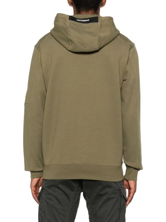 25FW 씨피 컴퍼니 후드 티셔츠 19CMSS714A 005086W652 Green - C.P. COMPANY
