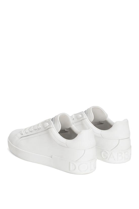 26FW 돌체앤가바나 카프스킨 포르토피노 스니커즈 CS1772A1065 80001 Bianco - DOLCE & GABBANA