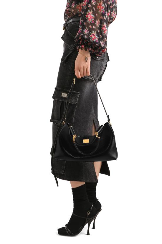26FW 돌체앤가바나 Medium Vittoria calfskin 핸드백 BB7896AZ000 80999 Nero - DOLCE & GABBANA