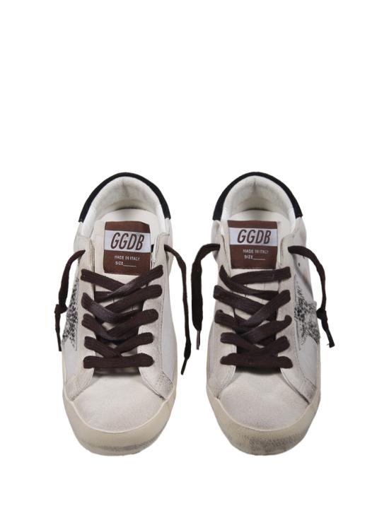 26FW 골든구스 SUPER STAR 슈퍼 스타 클래식 스니커즈 GWF00101 F008746 12526 WHITE SEEDPEARL BLACK DOM - GOLDEN GOOSE