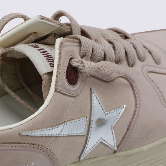 26FW 골든구스 러닝 솔 스니커즈 GWF00126 F008516 11709 CREAM POWDER PINK SILVER DOM - GOLDEN GOOSE