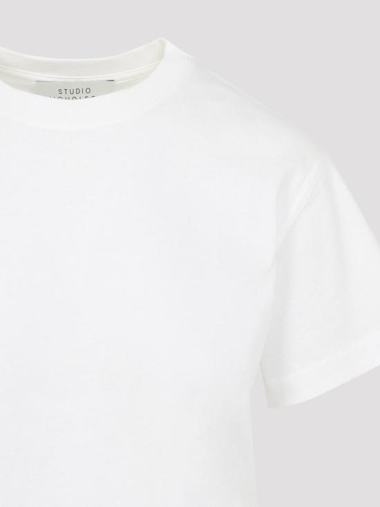 26FW 스튜디오 니콜슨 반팔 티셔츠 MARINESNW1619OFF White - STUDIO NICHOLSON