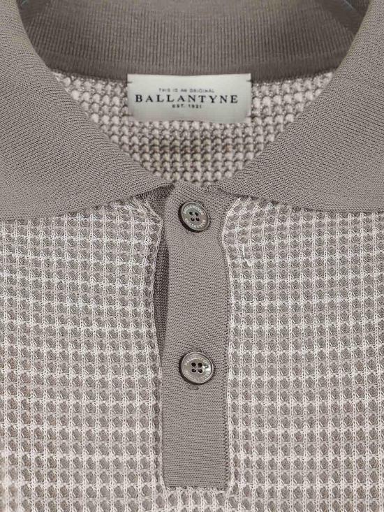 25FW 발렌타인 폴로 티셔츠 B2W25316C0195021 Grey - BALLANTYNE