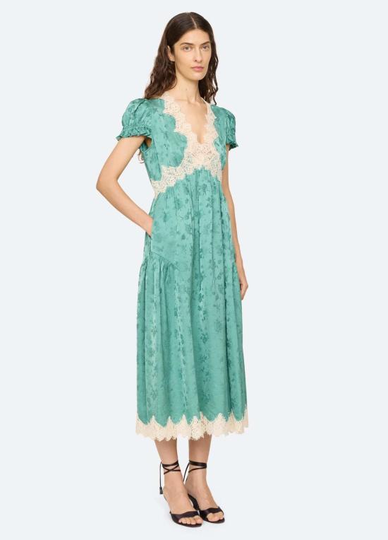 씨뉴욕 롱 원피스 AW26 137 GREEN - SEA NY