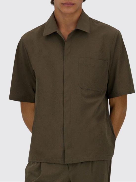 26SS 에르노 셔츠 CM000012U12684 7745 Military - HERNO
