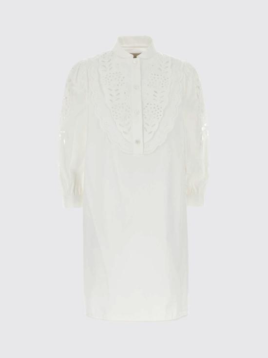 26SS 발렌티노 가라바니 미디 원피스 8B3VAJS09VN 0BO White - VALENTINO GARAVANI