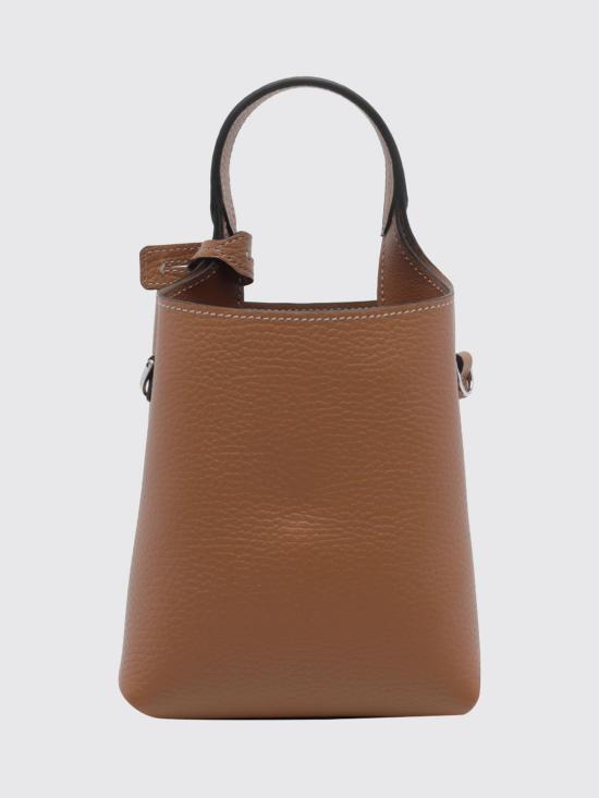 26FW 토즈 해머드 레더 미니 토트백 XBWAPAT9000QRI S410 Brown - TODS