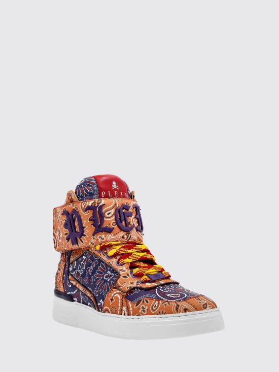 26SS 필립 플레인 스니커즈 FACSUSC0500PLE025N 7320 Orange - PHILIPP PLEIN