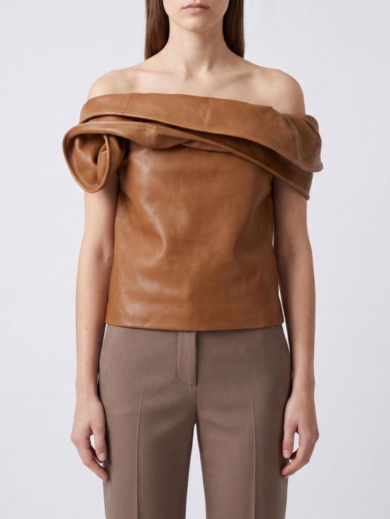 26SS 마그다뷰트림 스커트 265526 Camel