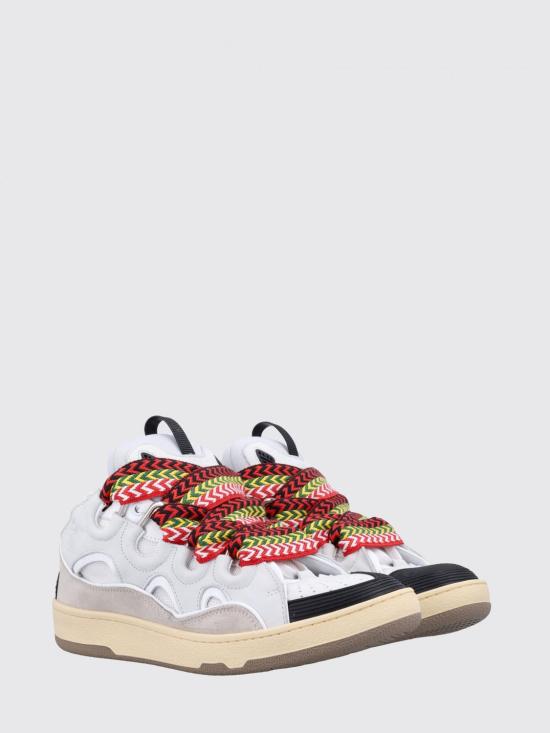 26FW 랑방 스니커즈 FUSKDK12DRA3 00 White - LANVIN