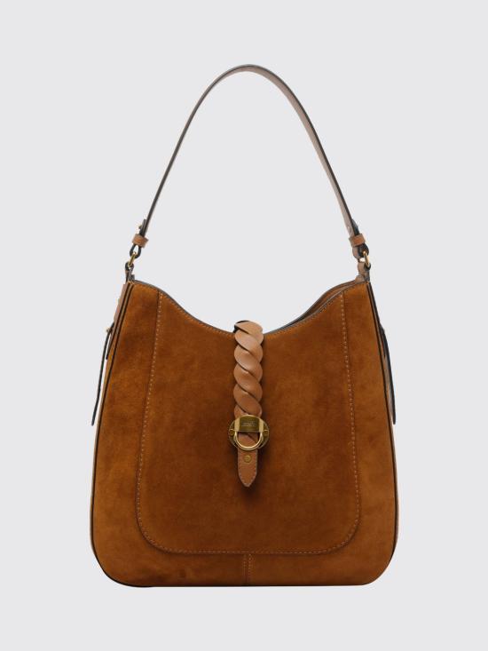 26FW 이자벨마랑 알타이 호보 스웨이드 카프스킨 레더 백 PP0353FAC2C21M 50CO Brown