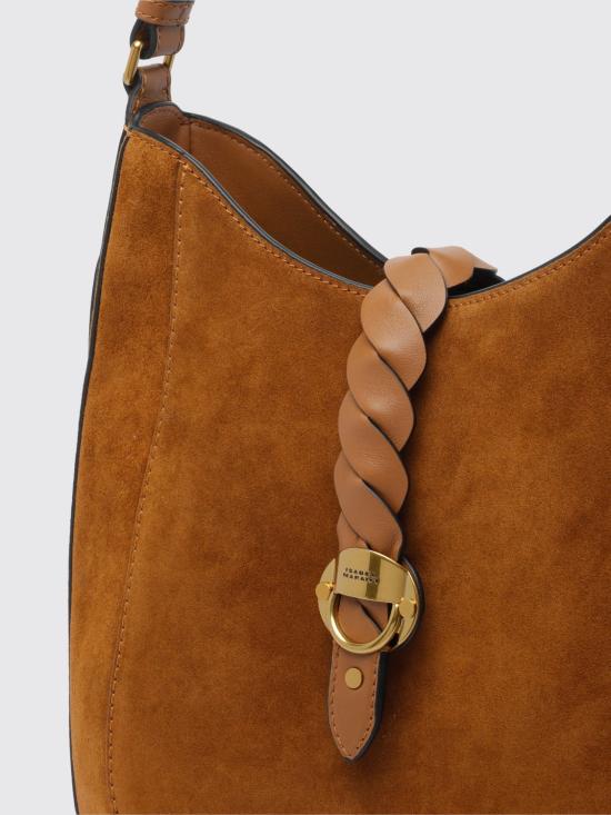26FW 이자벨마랑 알타이 호보 스웨이드 카프스킨 레더 백 PP0353FAC2C21M 50CO Brown - ISABEL MARANT
