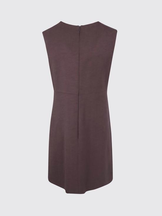 26SS 파로쉬 미디 원피스 D731377GRAISA26 008 Brown - PAROSH