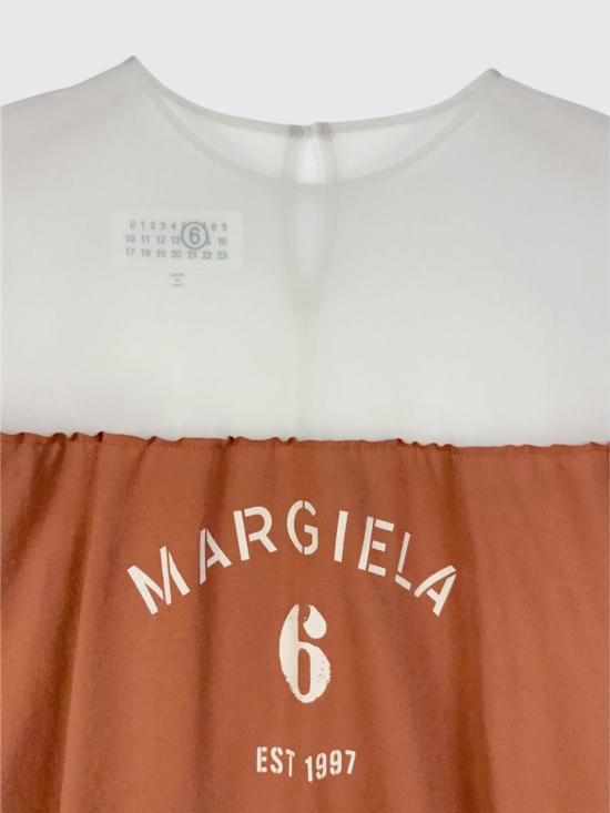 26SS MM6 메종마르지엘라 긴팔 티셔츠 S62GD0213M20108 904 Brown - MM6 MAISON MARGIELA