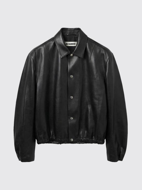 26SS 질샌더 가죽 자켓 J21SW0135J07231 001 Black - JIL SANDER