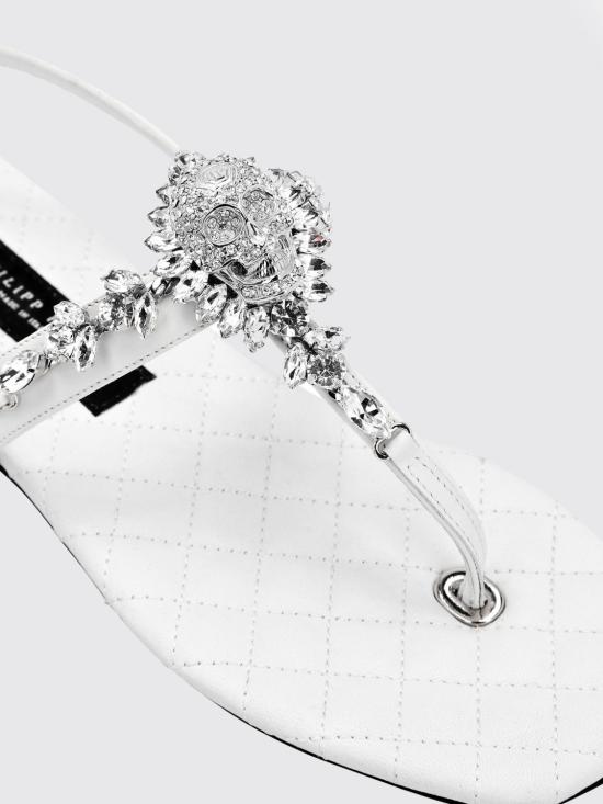 26SS 필립 플레인 힐/펌프스 PABSWSA0525PLE010N 01 White - PHILIPP PLEIN