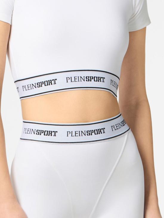 26FW 플레인스포츠 반팔 티셔츠 SAFCWTK3896STE003N 01 White - PLEIN SPORT