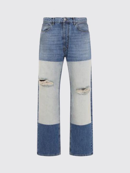 26SS 마르지엘라 패치드 패널 스트레이트 진 S67LA0047M30066 961 Blue - MAISON MARGIELA