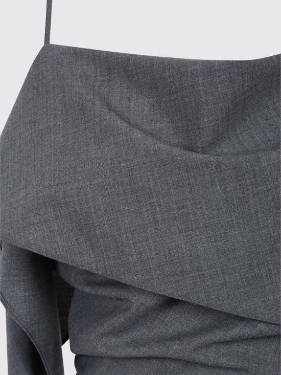 26SS MM6 메종마르지엘라 탑 S52NC0358M35733 860M Grey - MM6 MAISON MARGIELA