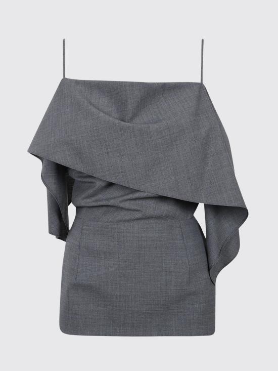 26SS MM6 메종마르지엘라 탑 S52NC0358M35733 860M Grey - MM6 MAISON MARGIELA