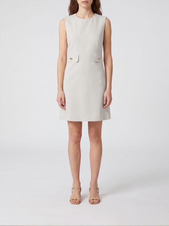 26SS 파로쉬 미디 원피스 D731377GRAISA26 003 Sand