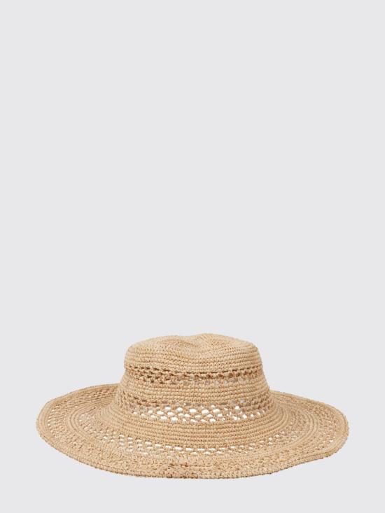 26SS 루슬란바진스키 모자 BCT036SS26 FLTLNATURALSTRAW Beige - RUSLAN BAGINSKIY
