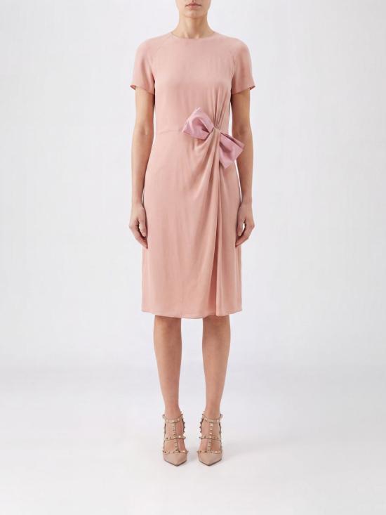 26SS 발렌티노 가라바니 미디 원피스 8B3VAHT01MH R13 Pink