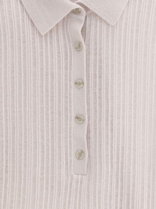 26SS 얼루드 폴로 티셔츠 26211122 80 White - ALLUDE