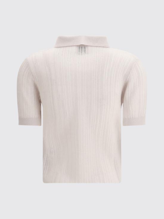 26SS 얼루드 폴로 티셔츠 26211122 80 White - ALLUDE