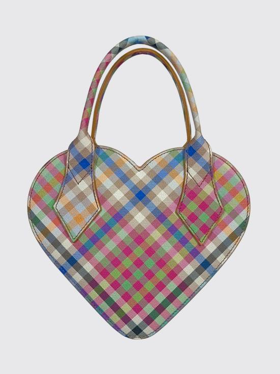 26SS 비비안웨스트우드 멀티컬러 아카이브 자카드 숄더백 4802000SWS001S O315 Multicolor - VIVIENNE WESTWOOD