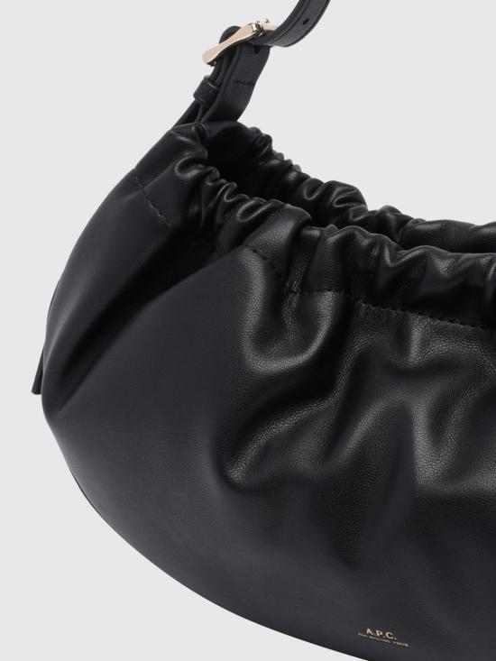 26FW 아페쎄 니논 후프 숄더백 PUAATF67049 LZZ Black - A.P.C.