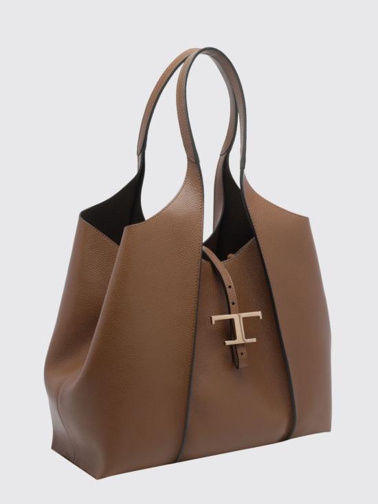 26FW 토즈 T 타임리스 미니 쇼핑백 XBWTSBA0300XSO S600 Brown - TODS