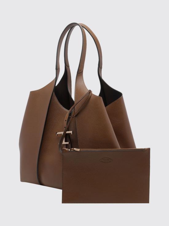 26FW 토즈 T 타임리스 미니 쇼핑백 XBWTSBA0300XSO S600 Brown - TODS