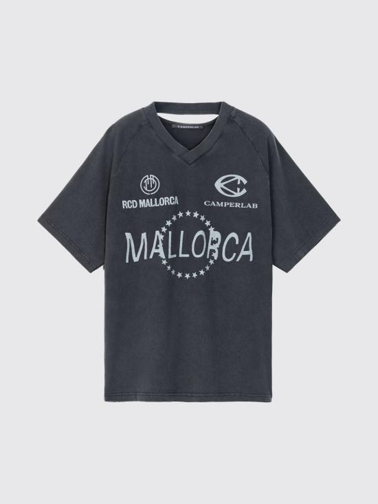 26SS 캠퍼 반팔 티셔츠 AU00138 001 RCD MALLORCA SHORT SLEEVE TEE 0 Black - CAMPER