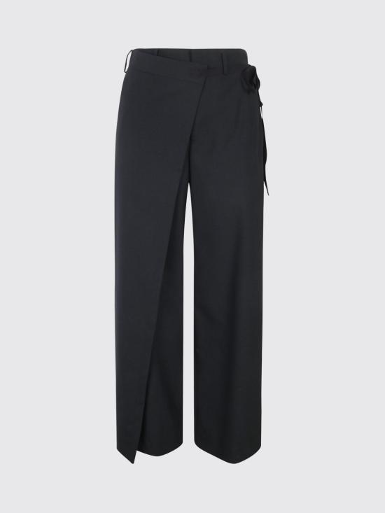26SS MM6 메종마르지엘라 울 블렌드 트라우저 S52KA0518M35733 900 Black - MM6 MAISON MARGIELA