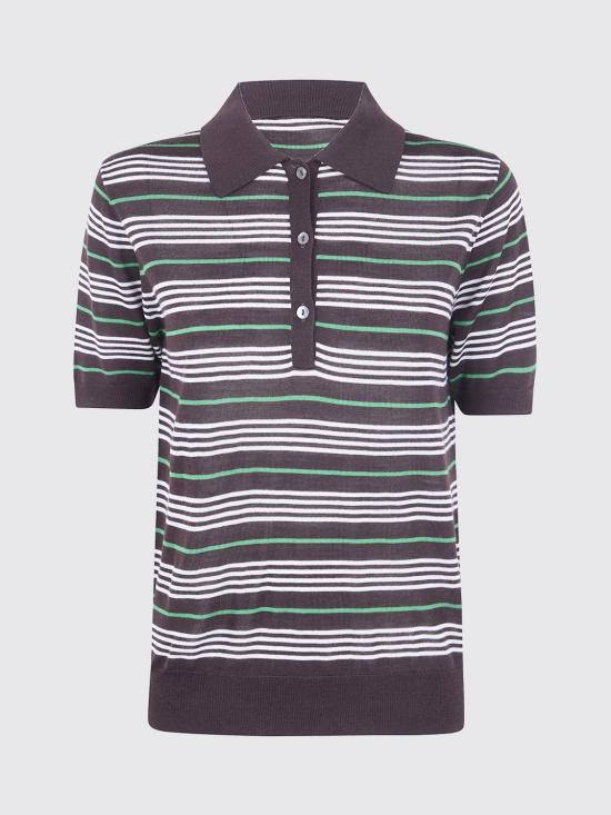 26SS 파로쉬 폴로 티셔츠 D540780LISTRIPES 886 Brown - PAROSH