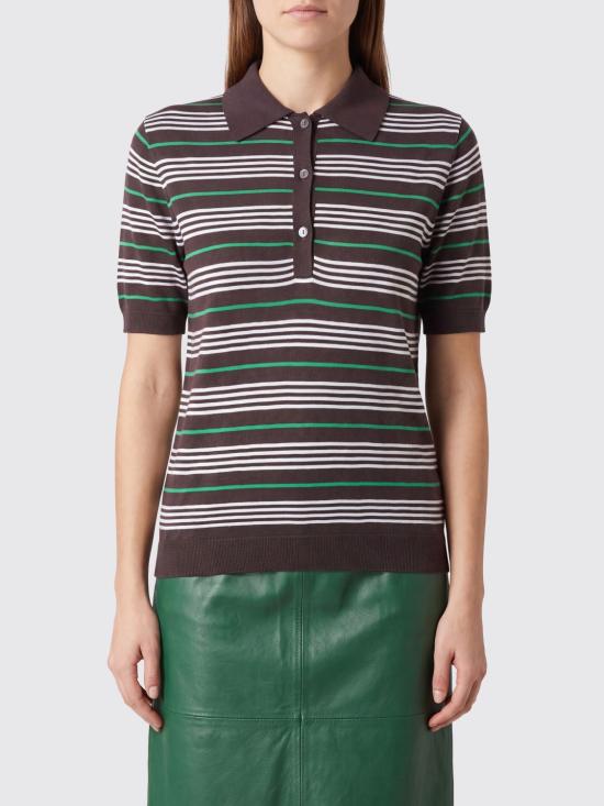 26SS 파로쉬 폴로 티셔츠 D540780LISTRIPES 886 Brown