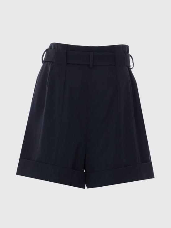 26SS 발망 벨트 코튼 개버딘 쇼츠 GF1PA375WC09 0PA Black - BALMAIN