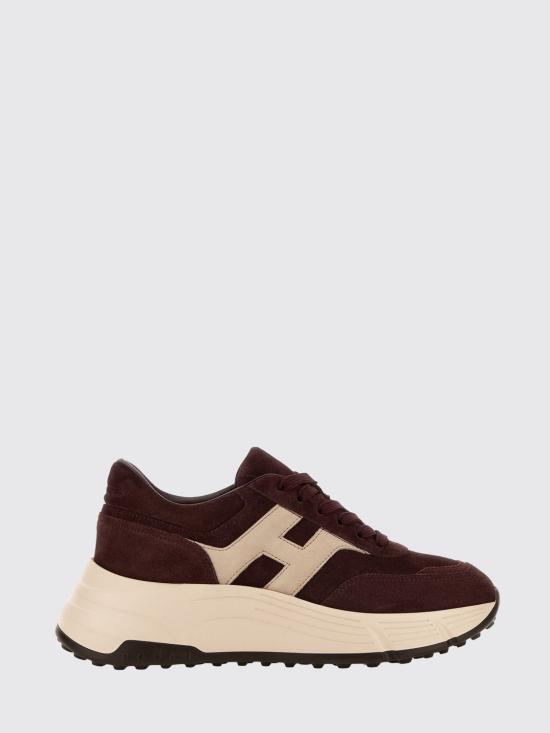 26FW 호간 스니커즈 HXW6690FR30U5W 0CP3 Burgundy