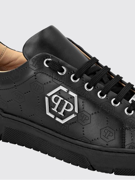 26SS 필립 플레인 스니커즈 PAESUSC0770PLE010N 0202 Black - PHILIPP PLEIN