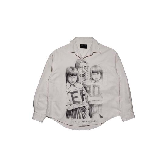 26SS 앙팡리쉬데프리메 긴팔 셔츠 Enfants Riches Déprimés 에브리데이 (트윈스 위드 마더) 화이트/블랙