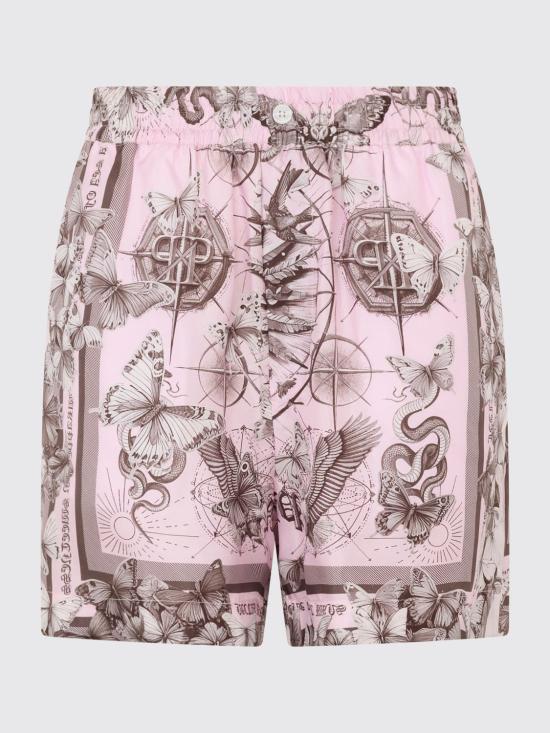26SS 필립 플레인 숏팬츠 SAFCWRT1664PTE104N 03 Fuchsia - PHILIPP PLEIN