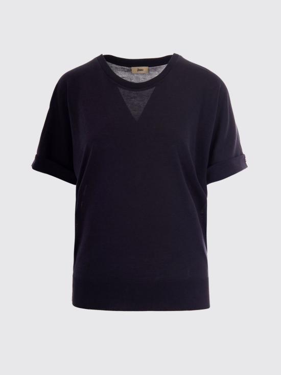 26SS 에르노 반팔 티셔츠 JG000312D52056 9200 Navy - HERNO