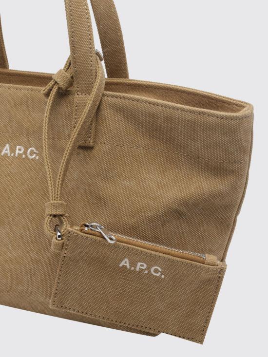 26FW 아페쎄 르 드러머 뚜왈 스몰 토트 백 COHMPF67045 BAC Beige - A.P.C.
