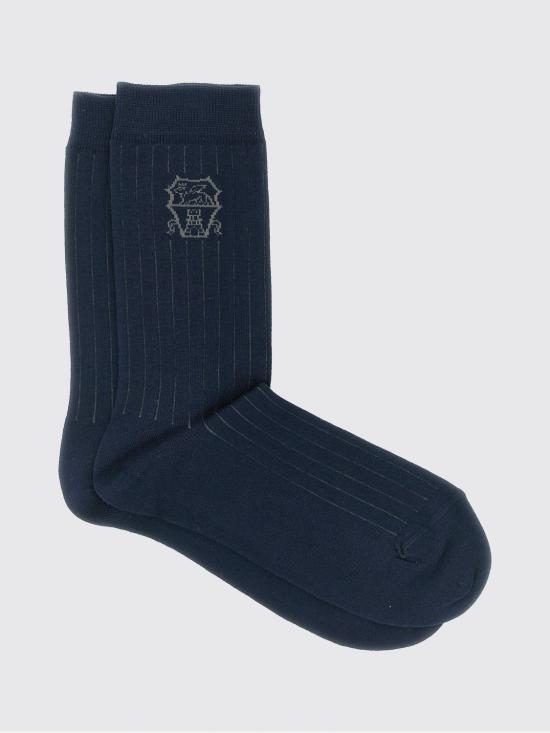 26SS 브루넬로 쿠치넬리 양말 MCS93561 C102J Blue