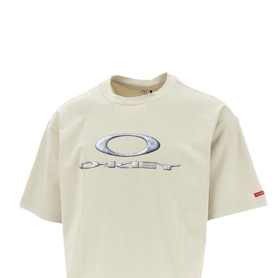 26SS 오클리 뉴 레트로 X 메탈 티셔츠 3.0 FOA408788 Beige - OAKLEY